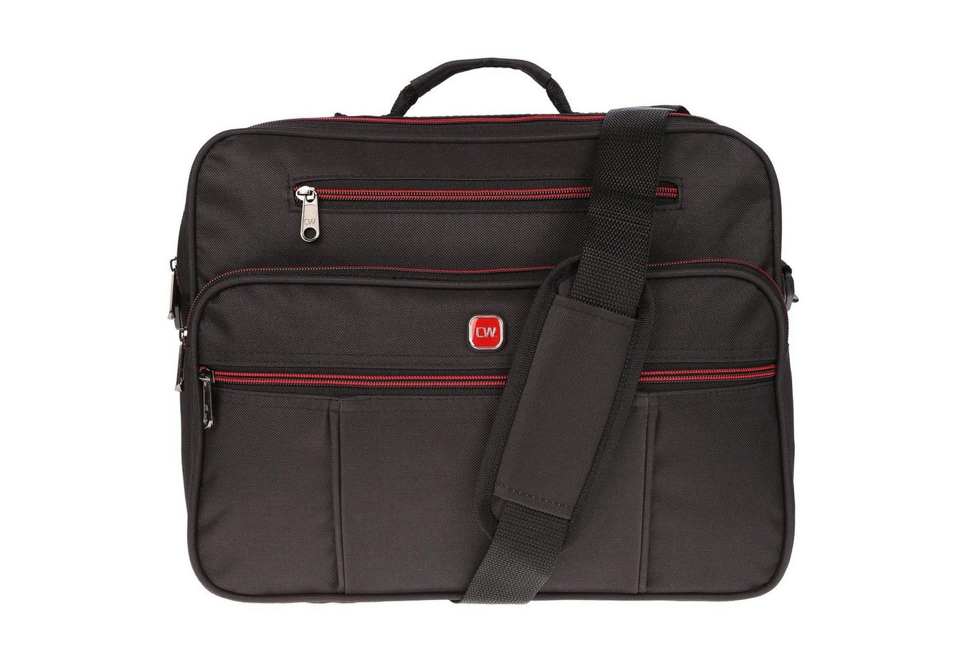 Christian Wippermann Umhängetasche Flugbegleiter Arbeitstasche Messenger Tasche im Querformat (1 tlg) – Bild 2 von 5