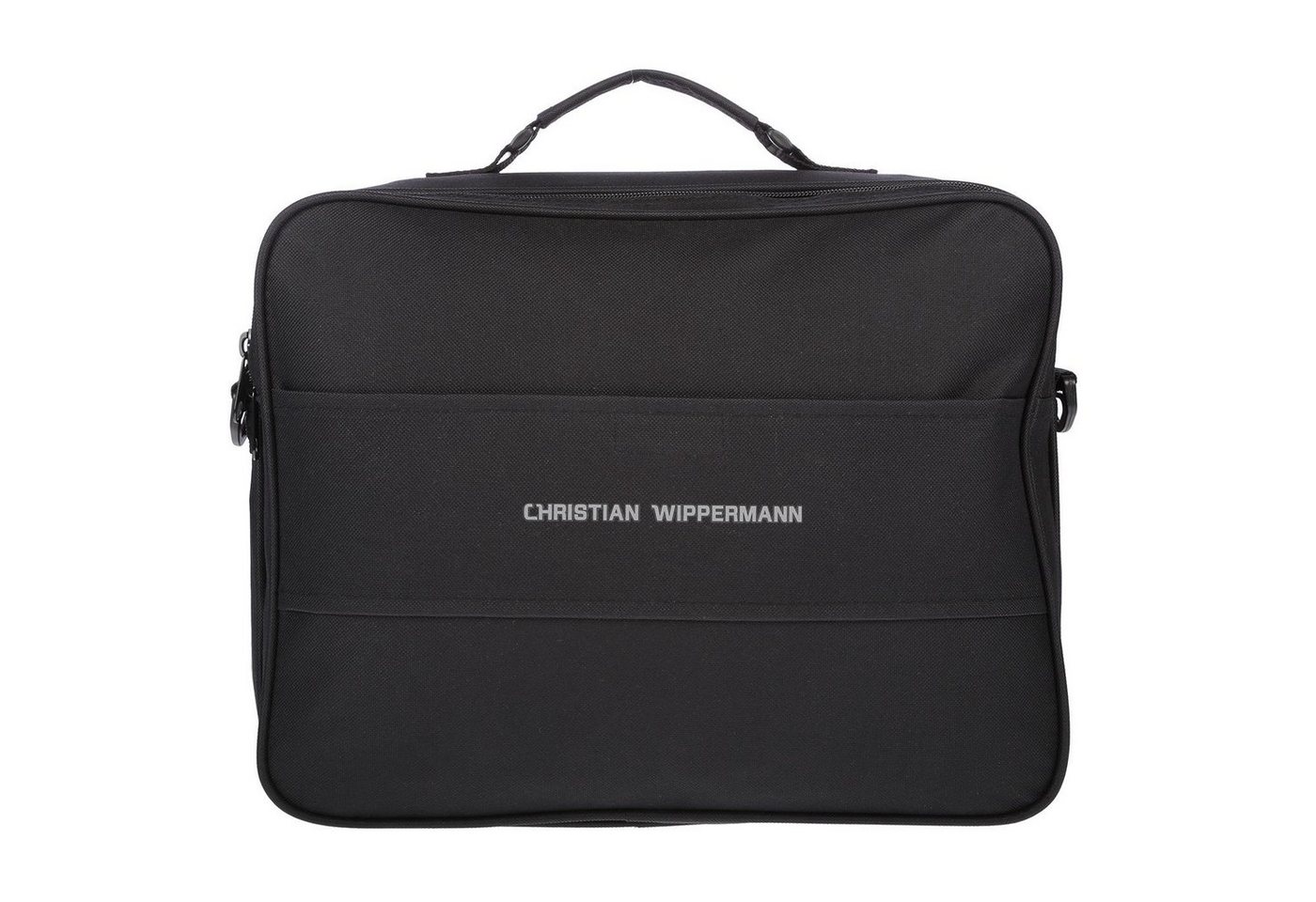 Christian Wippermann Umhängetasche Flugbegleiter Arbeitstasche Umhängetasche, Tasche Herrentasche im Querformat – Bild 5 von 5