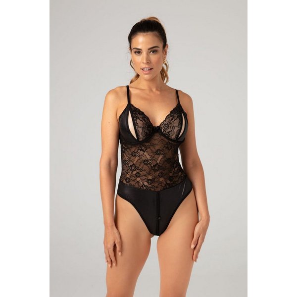 CHRISTINE LE DUC Body Wetlook-Bodysuit Vesper