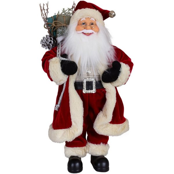 Christmas Paradise Weihnachtsmann Sigurd, 4 Größen (30-80cm) (Deko Figur, 1 St., stehend), rot