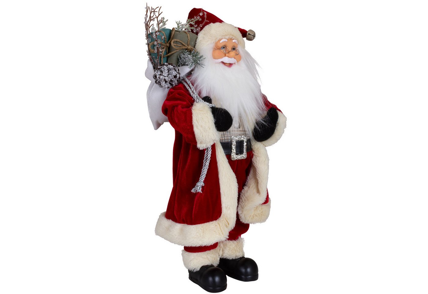 Christmas Paradise Weihnachtsmann Sigurd, 4 Größen (30-80cm) (Deko Figur, 1 St., stehend), rot – Bild 2 von 2