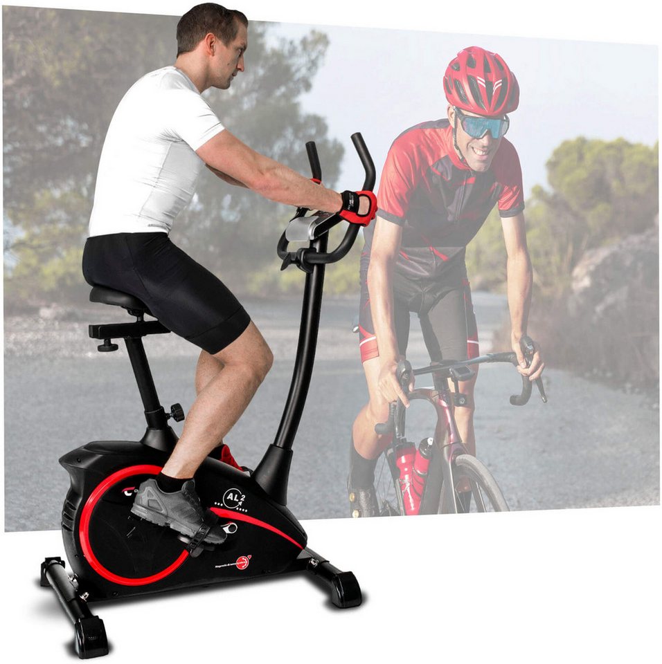 Christopeit Sport® Ergometer AL 2 (mit Tablet-Halterung), 150 kg max. Benutzergewicht, Fahrrad, 24 Widerstandsstufen – Bild 2 von 5
