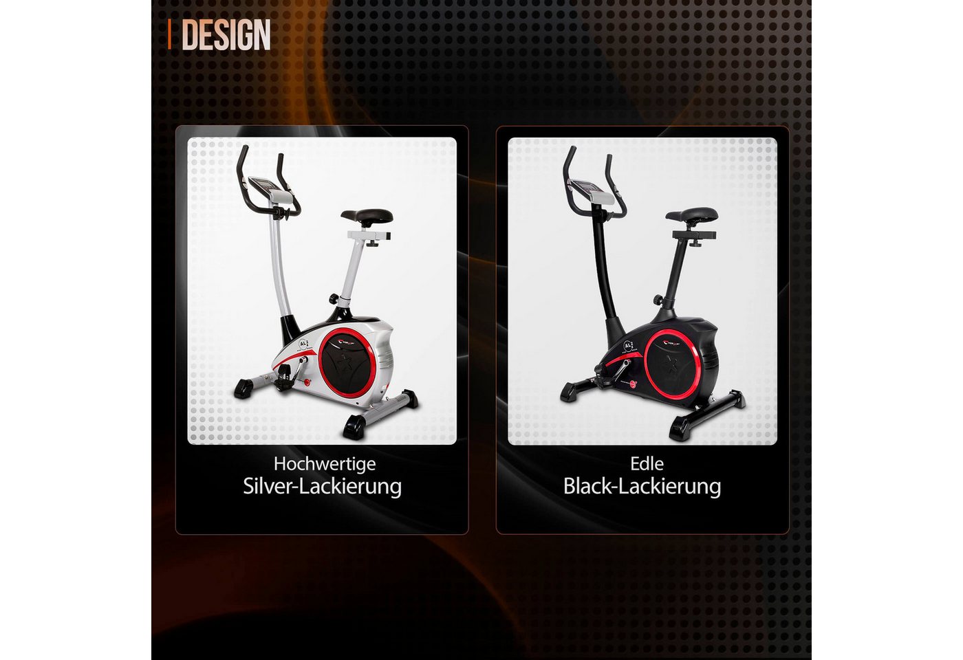 Christopeit Sport® Ergometer AL 2 (mit Tablet-Halterung), 150 kg max. Benutzergewicht, Fahrrad, 24 Widerstandsstufen – Bild 5 von 5