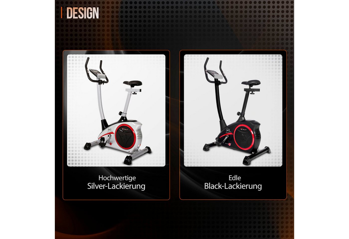 Christopeit Sport® Ergometer AL 2 (mit Tablet-Halterung), 150 kg max. Benutzergewicht, Fahrrad, 24 Widerstandsstufen – Bild 5 von 5