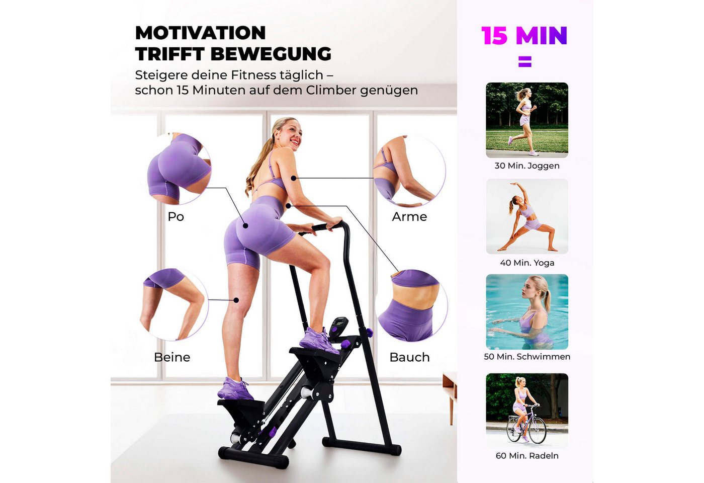 Christopeit Sport® Stepper Climber 1000 – Bild 3 von 5