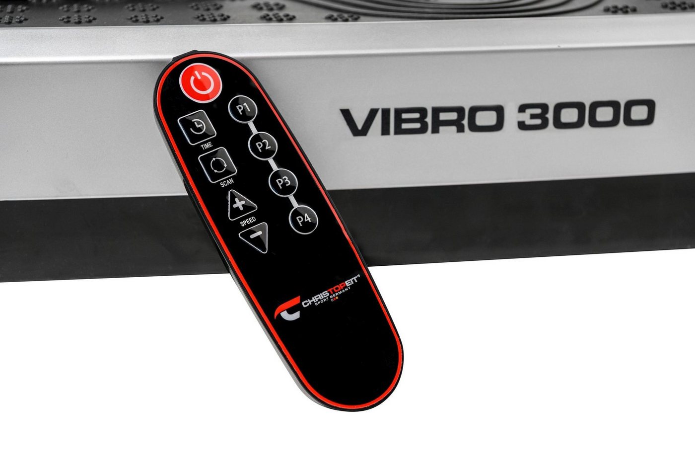 Christopeit Sport® Vibrationsplatte Vibro 3000, 300 W, mit Transportrollen und ausziehbaren Griff – Bild 3 von 5