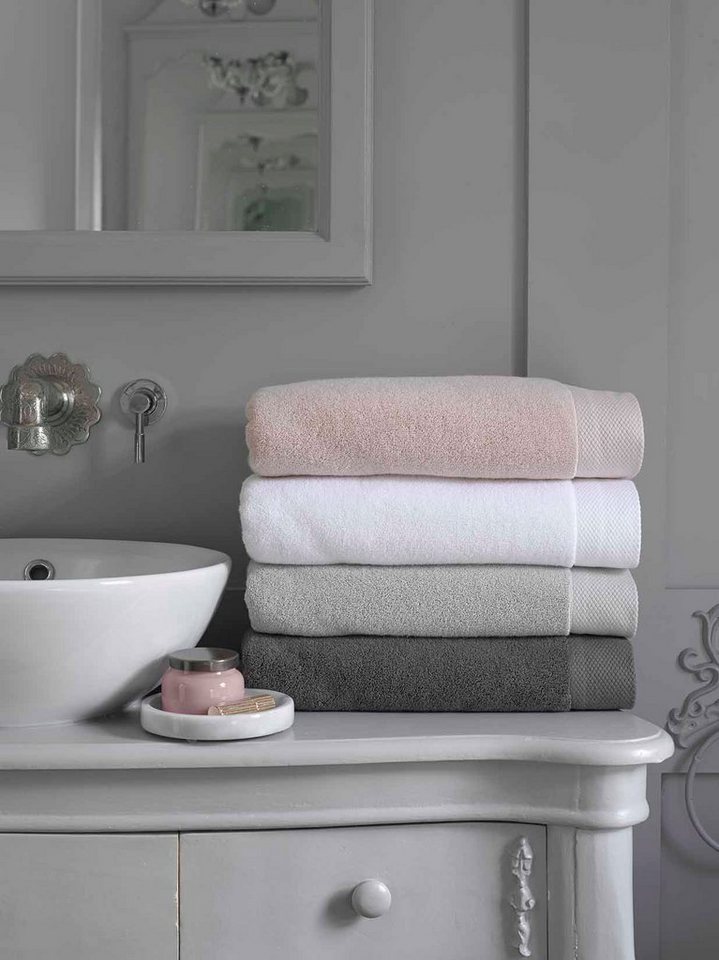 Christy Handtücher LUXE, Walkfrottier (2-St), Luxus Handtücher in Premium Qualität mit 730g/m², 50x100cm, 2er Set – Bild 2 von 4