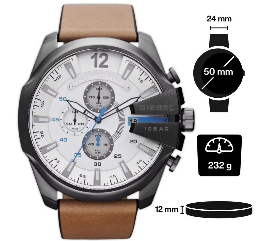 Diesel Chronograph Diesel Chronograph Mega Chief DZ4280 – Bild 2 von 2