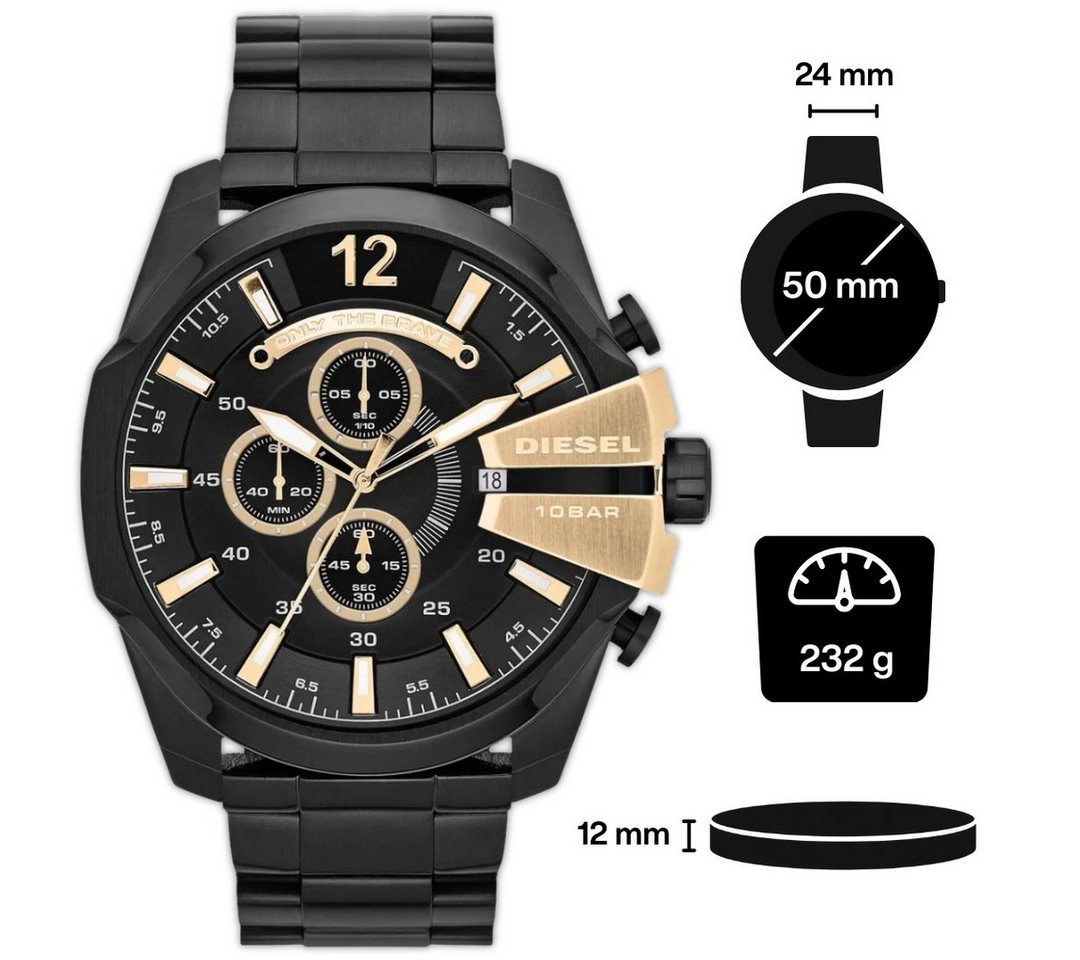 Diesel Chronograph Diesel Chronograph Mega Chief DZ4338 – Bild 2 von 2