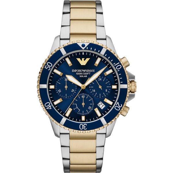 Emporio Armani Chronograph Emporio Armani Herren-Uhren Analog Solar