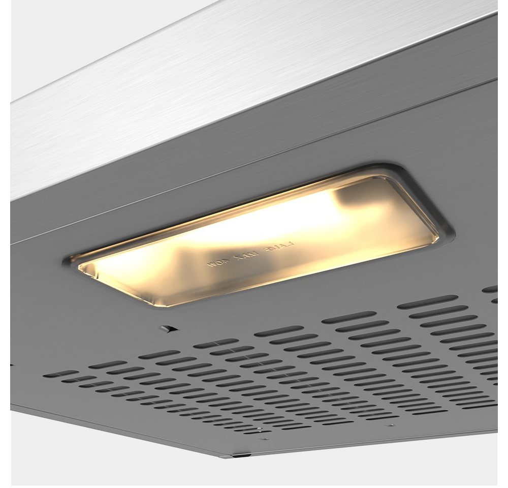 CIARRA Unterbauhaube 60 cm Dunstabzugshaube Abluft & Umluft 3 Stufen LED CBCS6903 für kleine Küchen, Metall Fettilter & Aktivkohlefiltermatte Edelstahl – Bild 5 von 5