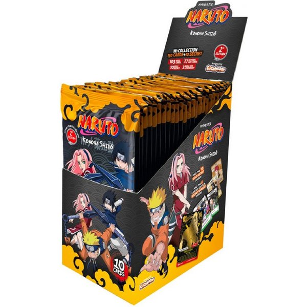 CICABOOM Sammelkarte Naruto Mythos First Set 2. Edition Booster Display