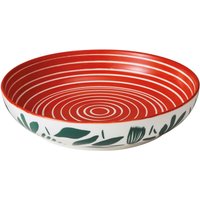 cilio Schale "AMICI" aus Porzellan mit Dekor, H 4,5 cm, Ø 21,5 cm, Blätter