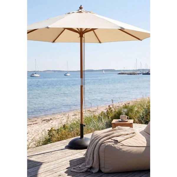 Cinas Sonnenschirm Capri, LxB: 300x300 cm, Terassenschirm, leicht händelbar, Seil-/Rollensystem, Ø300cm, Garten