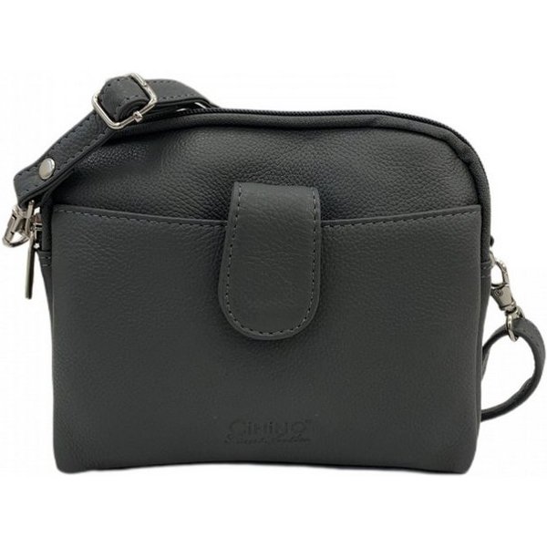 Cinino Handtasche C7020, Umhängetasche Ledertasche mit abnehmbaren Riemen