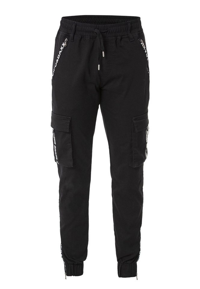 Cipo & Baxx Cargohose Hose mit elastischen Bündchen – Bild 2 von 5