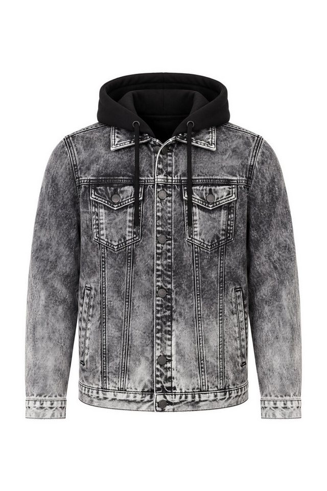 Cipo & Baxx Jeansjacke Jacke im Washed-Look – Bild 2 von 5