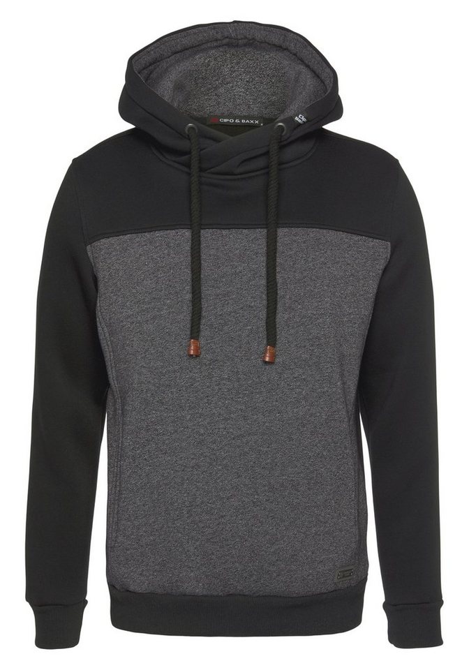 Cipo & Baxx Kapuzensweatshirt Color Blocking – Bild 4 von 5
