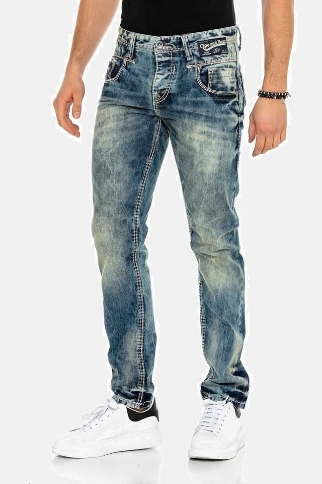 Cipo & Baxx Regular-fit-Jeans Jeans in Regular Fit, C-1149 – Bild 4 von 5