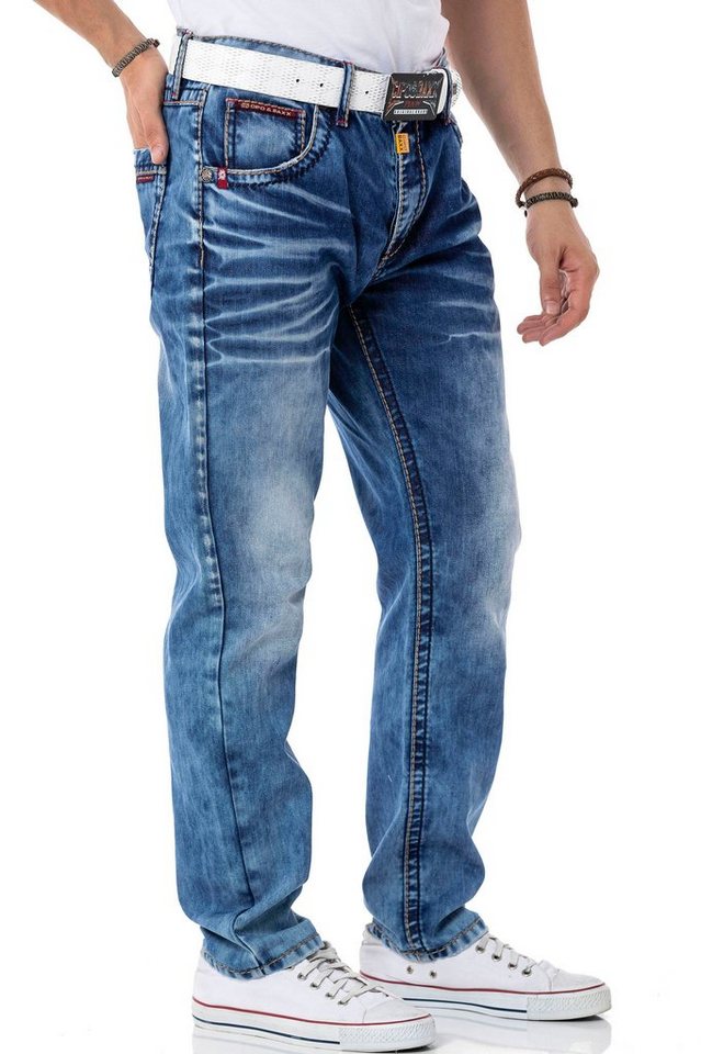 Cipo & Baxx Regular-fit-Jeans – Bild 2 von 5