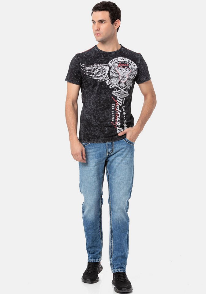 Cipo & Baxx Rundhalsshirt – Bild 5 von 5