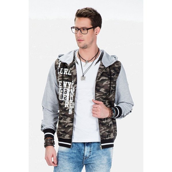 Cipo & Baxx Sweatjacke Jacke (1-tlg)