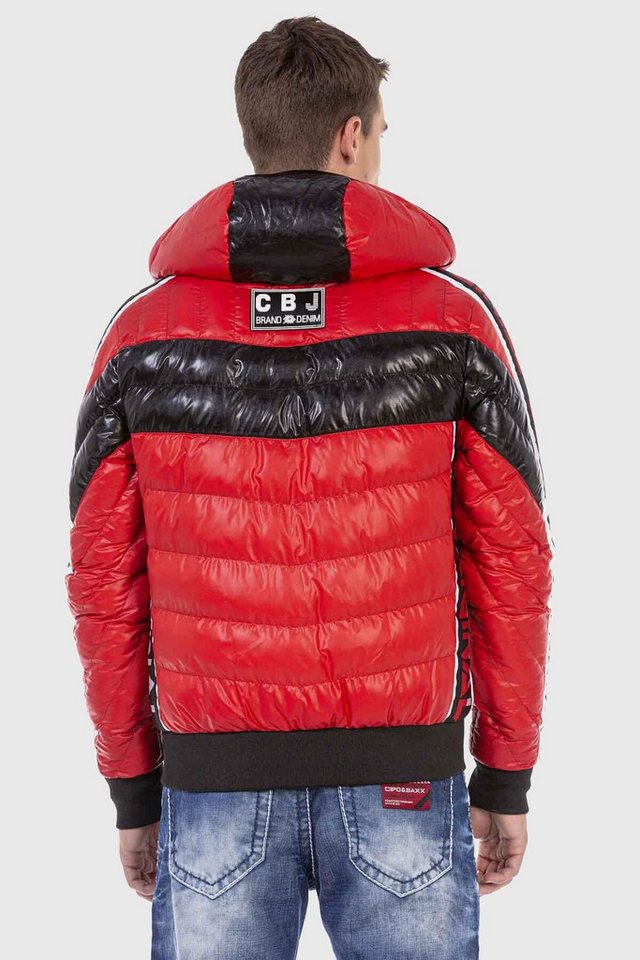 Cipo & Baxx Winterjacke Jacke mit modischer Steppung – Bild 2 von 5
