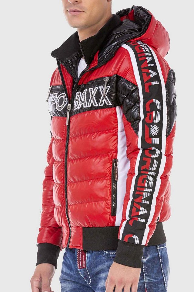 Cipo & Baxx Winterjacke Jacke mit modischer Steppung – Bild 4 von 5