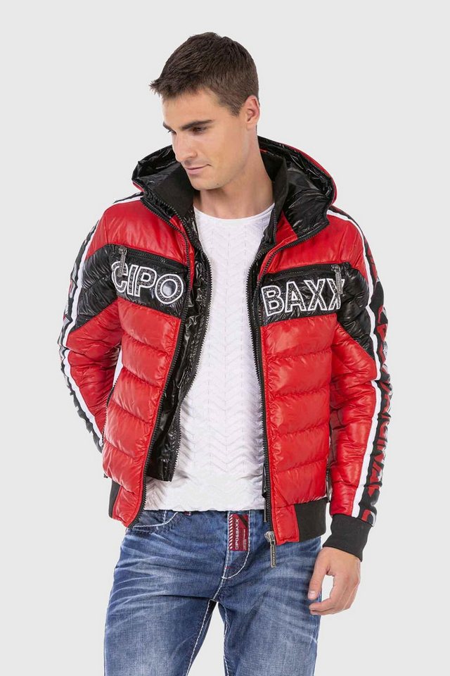 Cipo & Baxx Winterjacke Jacke mit modischer Steppung – Bild 5 von 5
