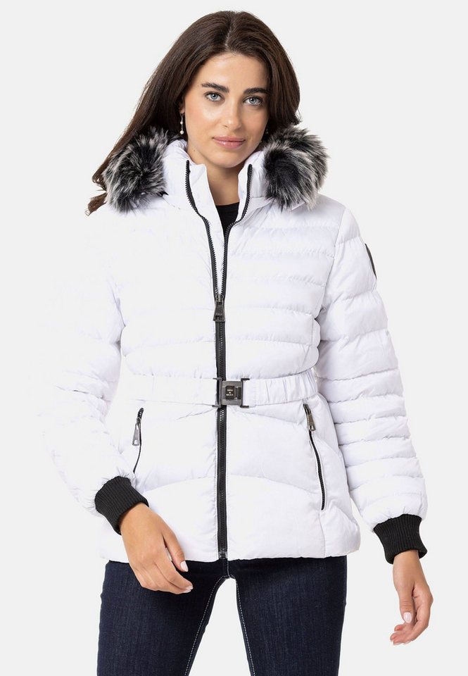 Cipo & Baxx Winterjacke Jacken mit Kapuze, WM132 – Bild 4 von 5
