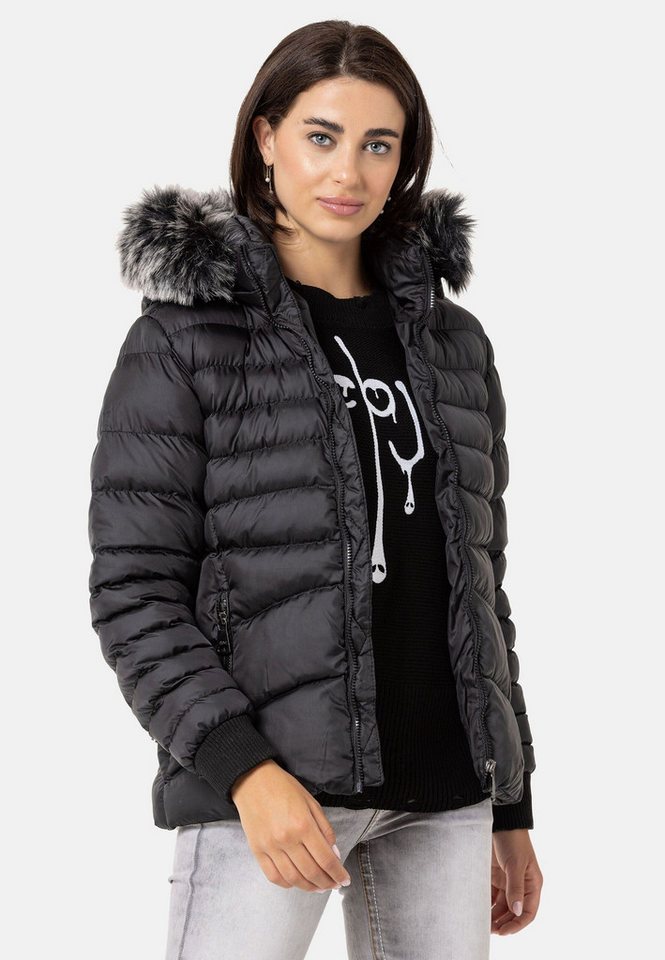 Cipo & Baxx Winterjacke Jacken mit Kapuze, WM132 – Bild 3 von 4