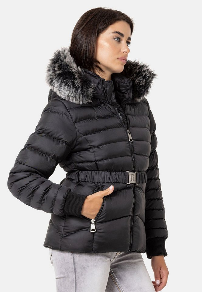 Cipo & Baxx Winterjacke Jacken mit Kapuze, WM132 – Bild 4 von 4