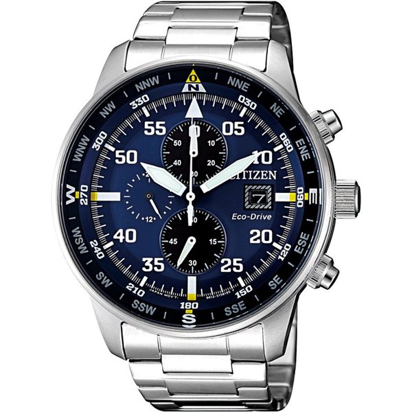 Citizen Chronograph CA0690-88L, Armbanduhr, Herrenuhr, Solar, Stoppfunktion, Edelstahlarmband
