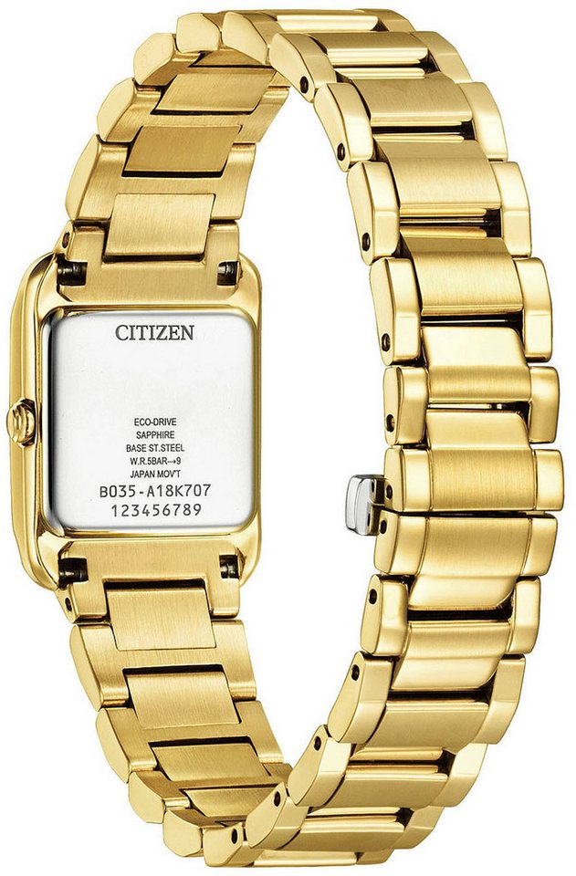 Citizen Solaruhr EW5602-81D, Armbanduhr, Damenuhr, Edelstahlarmband, Saphirglas – Bild 3 von 4