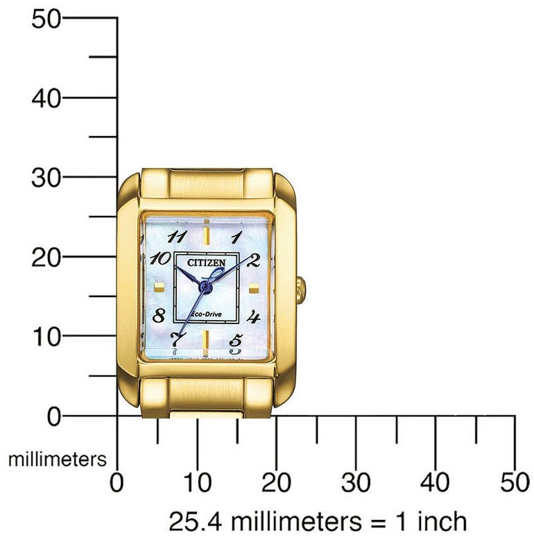 Citizen Solaruhr EW5602-81D, Armbanduhr, Damenuhr, Edelstahlarmband, Saphirglas – Bild 4 von 4