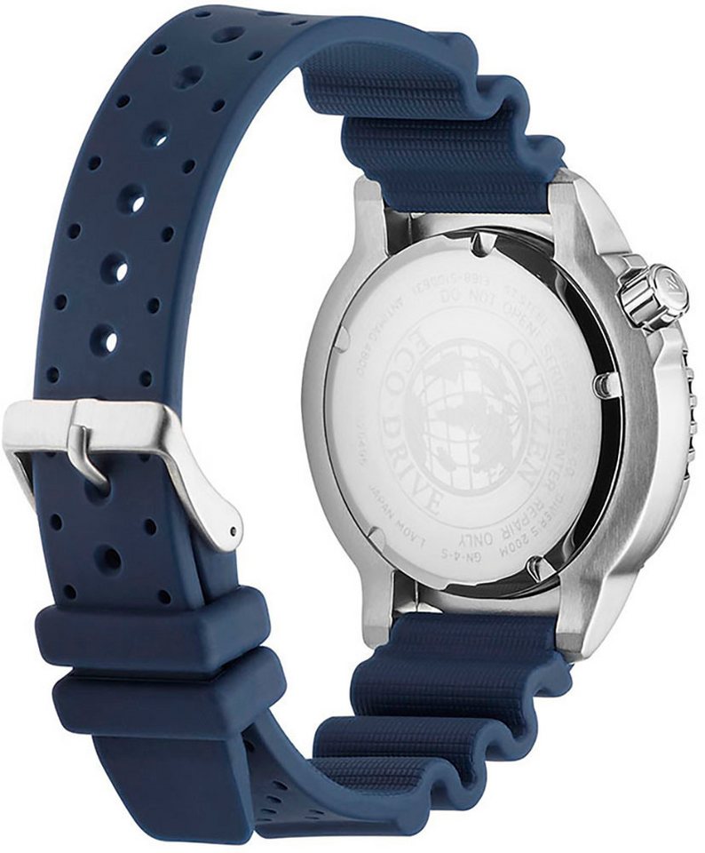 Citizen Taucheruhr BN0151-17L, Armbanduhr, Herrenuhr, Damenuhr, Solar, bis 20 bar wasserdicht – Bild 4 von 5