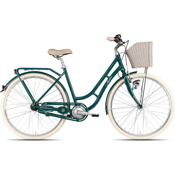 Maxim Cityrad Maxim Anno 1902 Wave, 7 Gang Shimano Nexus 7 SG-C3001 Rücktritt Schaltwerk, Nabenschaltung Rücktritt, Nabenschaltung Rücktritt grün