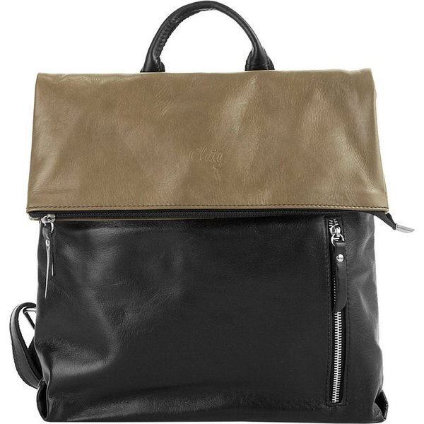 Cluty Cityrucksack CLUTY Damen echt Leder, Made in Italy, echt Leder, Made in Italy