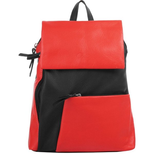 Cluty Cityrucksack CLUTY Damen echt Leder, Made in Italy, echt Leder, Made in Italy