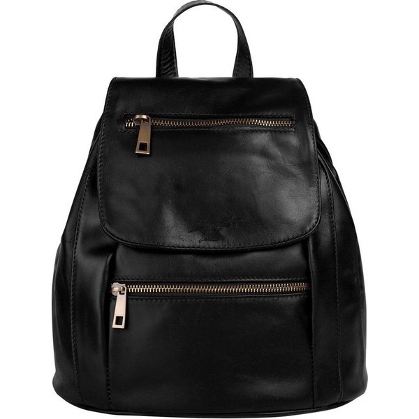 Samantha Look Cityrucksack SAMANTHA LOOK Damen echt Leder, Made in Italy, echt Leder, Made in Italy