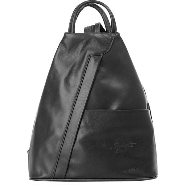 Samantha Look Cityrucksack SAMANTHA LOOK Damen echt Leder, Made in Italy, echt Leder, Made in Italy