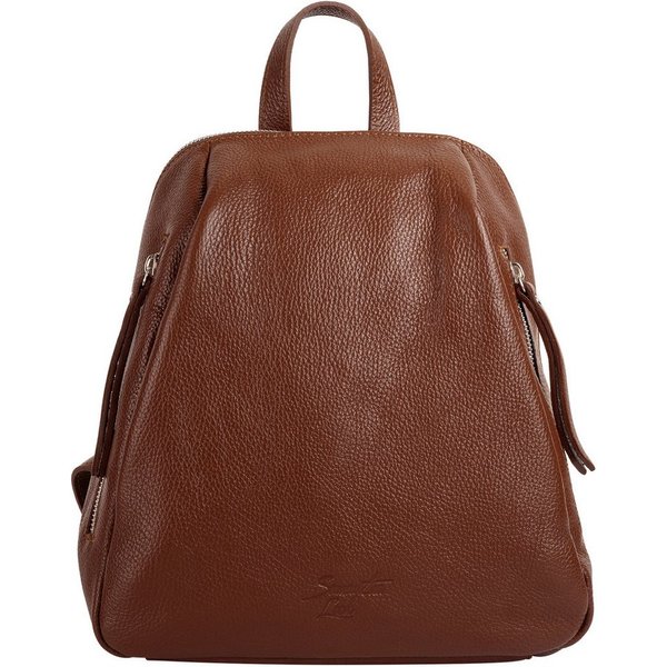Samantha Look Cityrucksack SAMANTHA LOOK Damen echt Leder, Made in Italy, echt Leder, Made in Italy