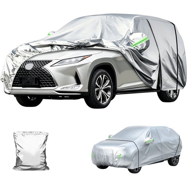CkeyiN Pro Autoplane Vollgarage, Abdeckplane,Autoschutzhülle, Autoabdeckung, (UV-Schutz, Staubdicht,Wetterfeste,Wasserdicht), mit Aufbewahrungstasche, Outdoor W