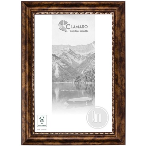 Clamaro Bilderrahmen Antik ROM Massivholz, Shabby