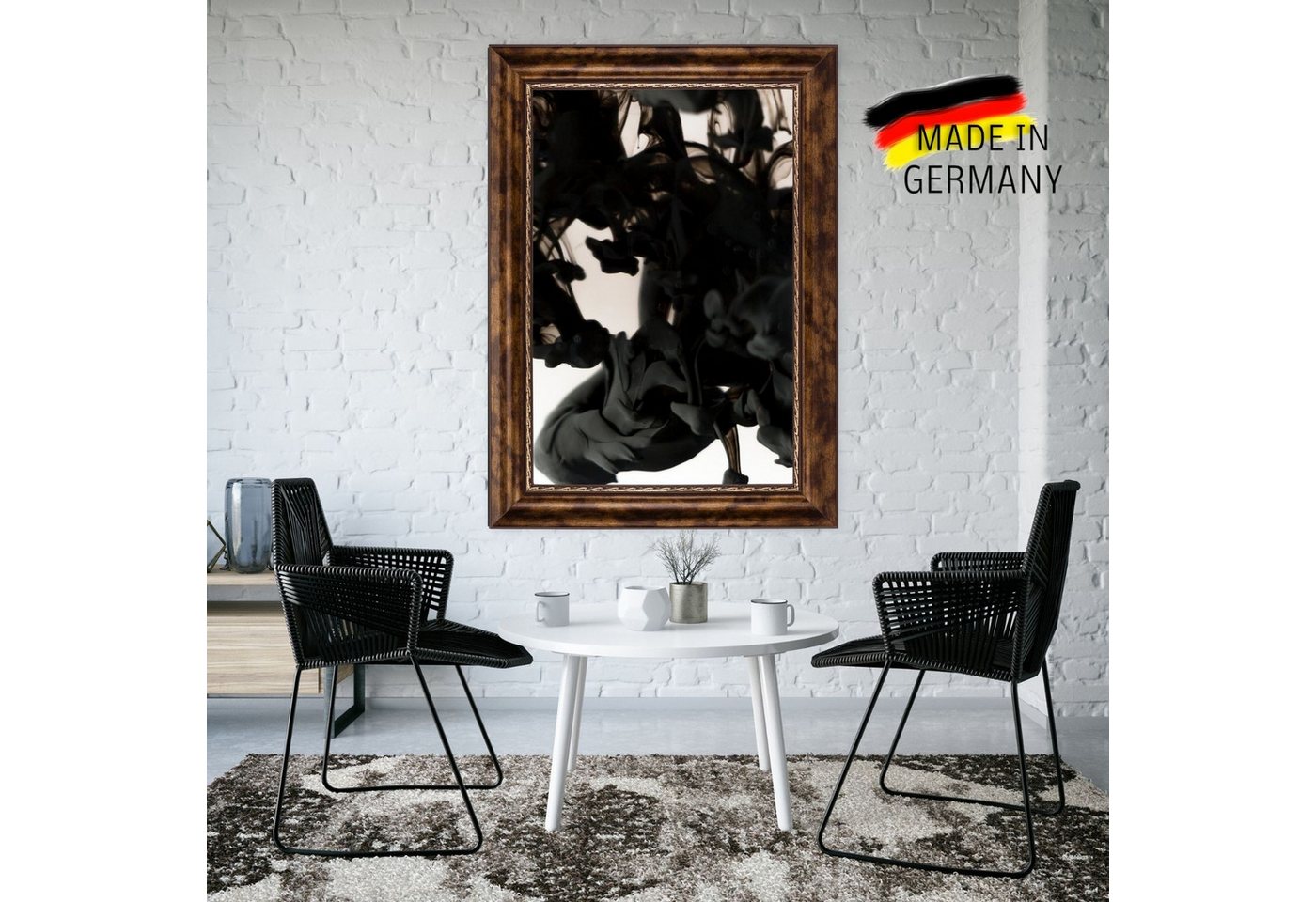 Clamaro Bilderrahmen Antik ROM Massivholz, Shabby – Bild 2 von 5