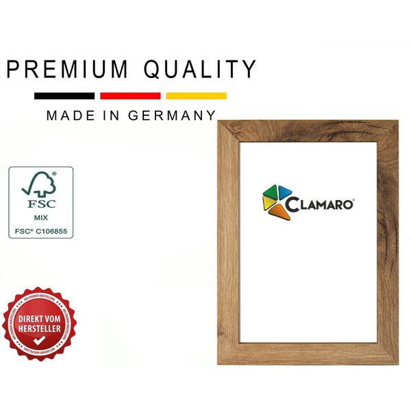 Clamaro Bilderrahmen Collage, Holz