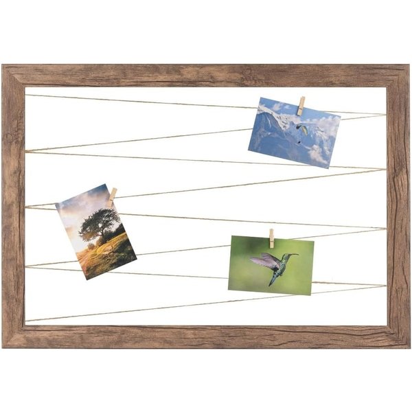 Clamaro Bilderrahmen Eiche Dunkelbraun Fotohalter Neo