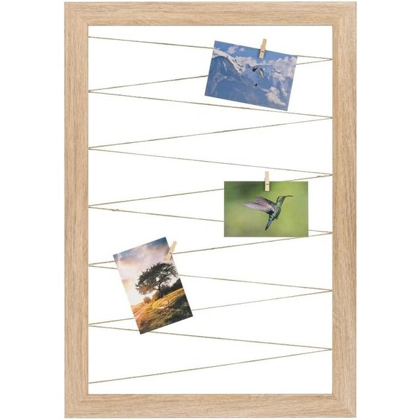 Clamaro Bilderrahmen Eiche Hell Fotohalter Neo
