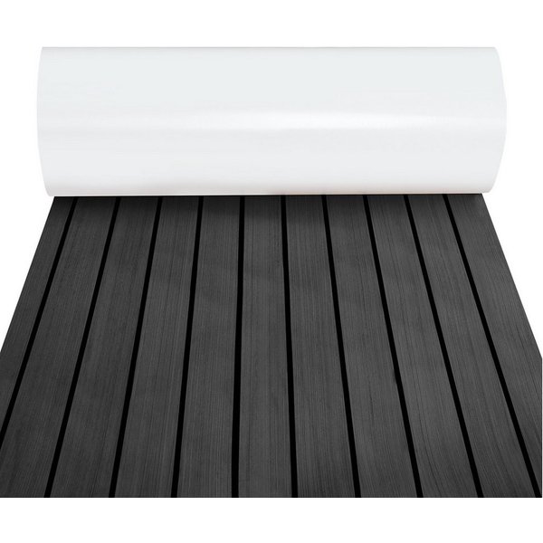 Clanmacy Bodenmatte Bodenbelag Matte Teak EVA Deck Teppich Schaum Anti-Rutsch 240*90CM