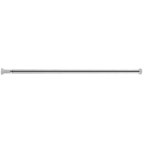 Clanmacy Duschvorhangstange Edelstahl Teleskopstange Gardinen Verstellbar Spannstange 70-260, Ø 2.5 mm, Edelstahl